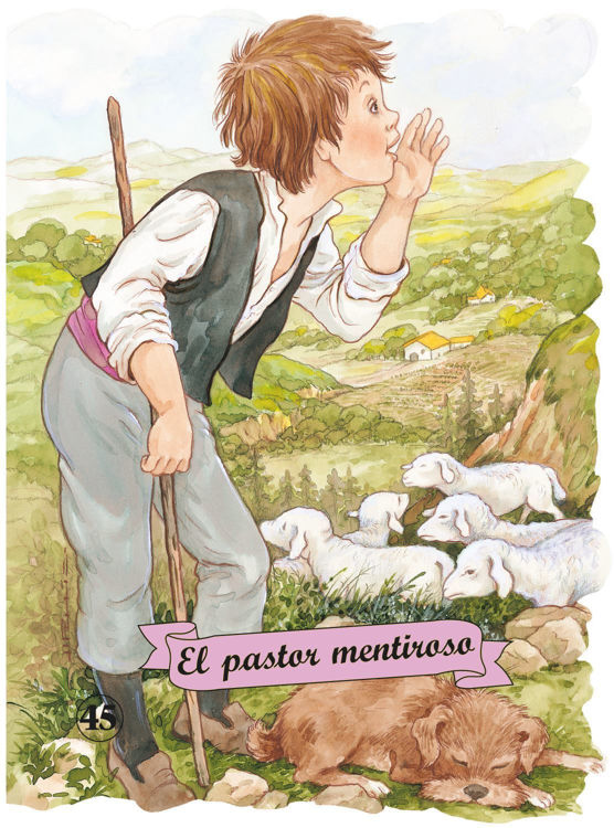 Imagen de El pastor mentiroso - Troquelados clásicos