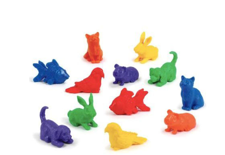 Imagen de Contadores - Animalitos (set de 72 en 6 colores)