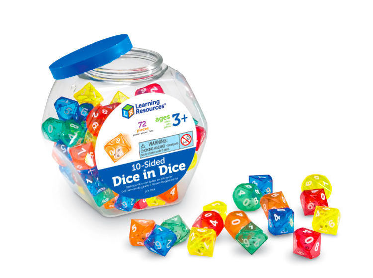 Imagen de Dados Decaedros (Set de72)
