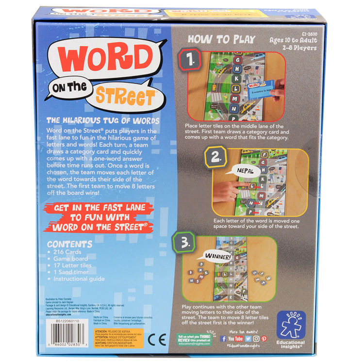 Imagen de Word on the street - Juego de caja en inglés