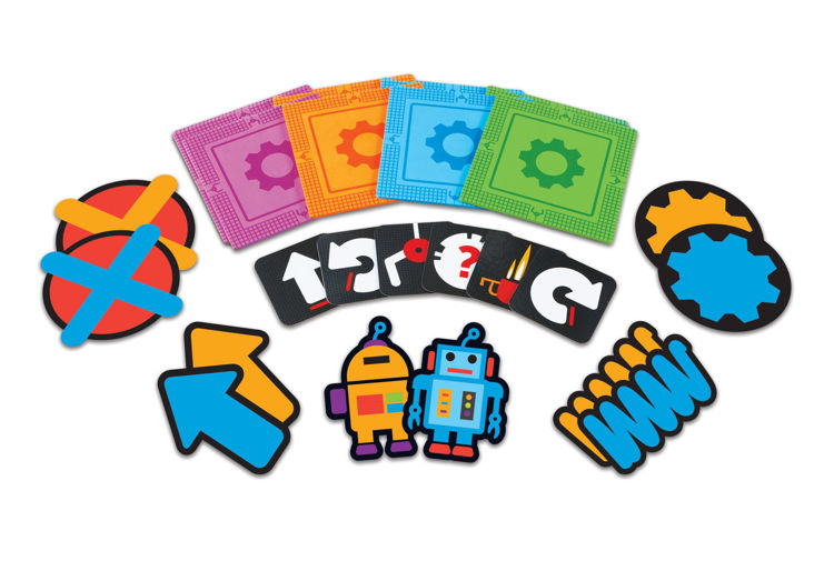 Imagen de Juego de piso con actividades de codificación