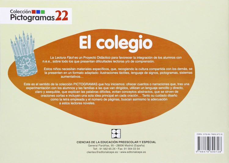 Imagen de Pictogramas: El colegio