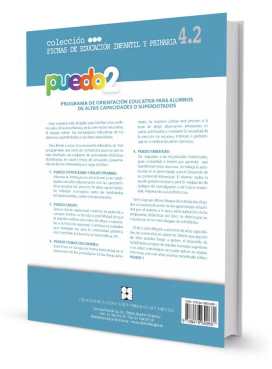 Imagen de Puedo 2. Programa de orientación educativa para alumnos de altas capacidades o superdotados
