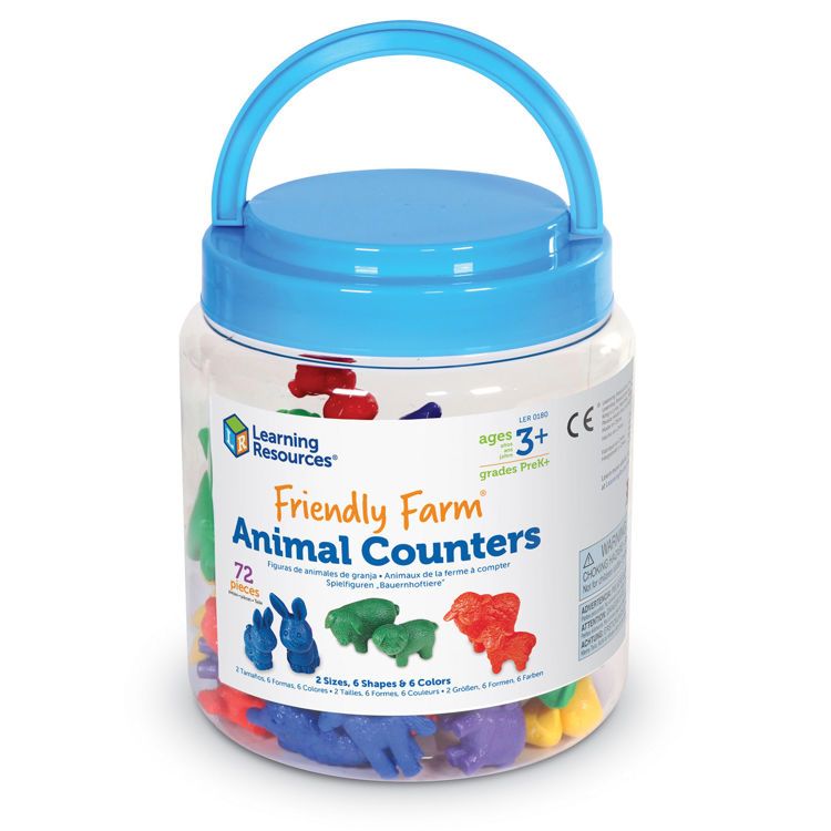 Imagen de Contadores - Animales de la granja (Set de 72)