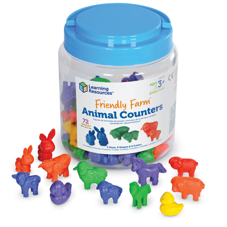 Imagen de Contadores - Animales de la granja (Set de 72)