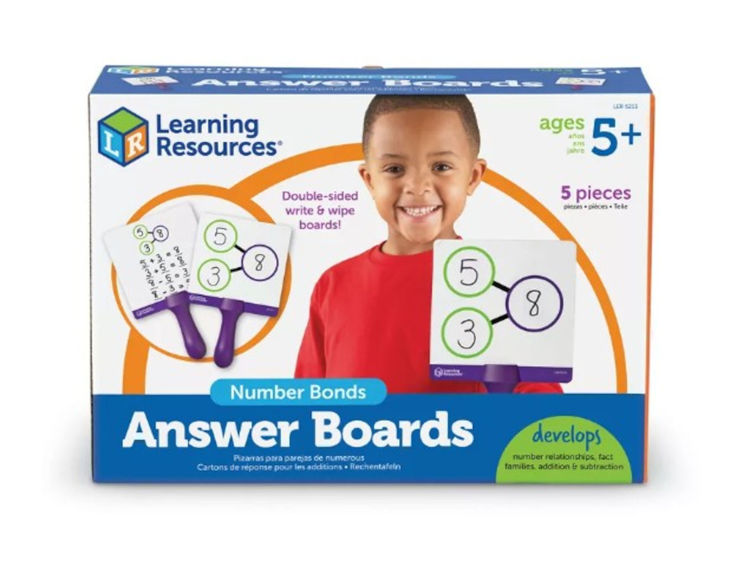 Imagen de Tablas para escribir y borrar números conectados