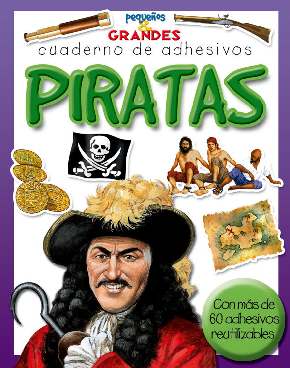 Imagen de Piratas. Cuaderno de adhesivos