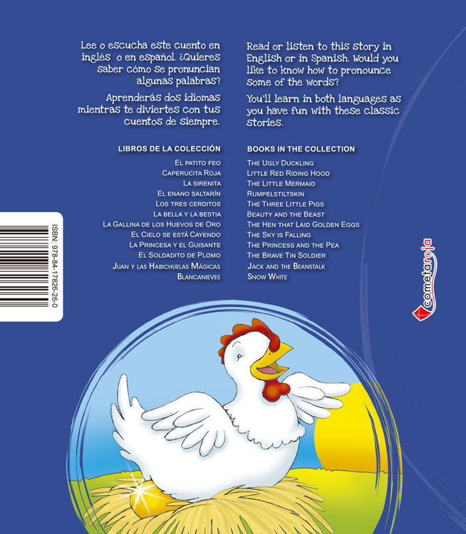 Imagen de La gallina de los huevos de oro - The hen that laid golden eggs. Audiolibro bilingüe
