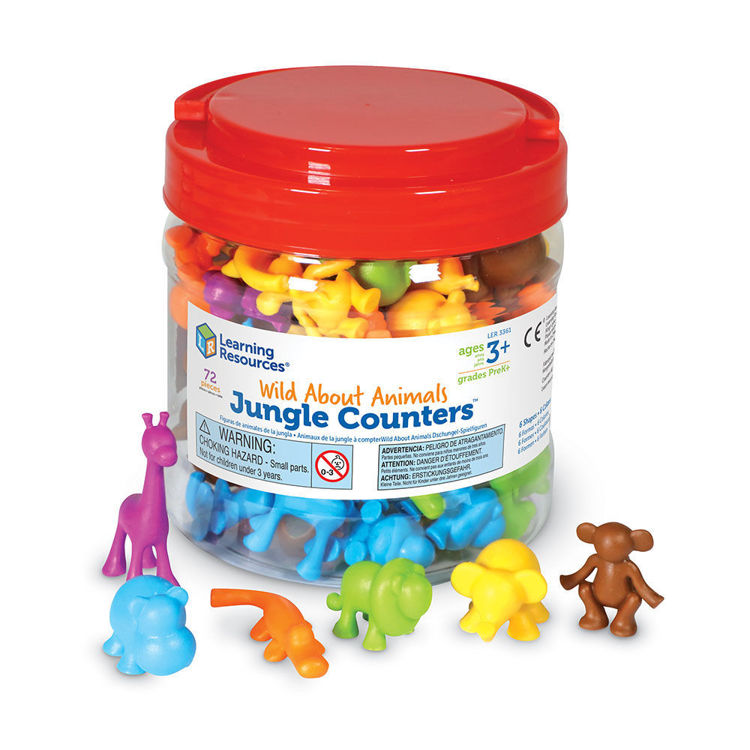 Imagen de Contadores - Animales de la Jungla (Set de 72)