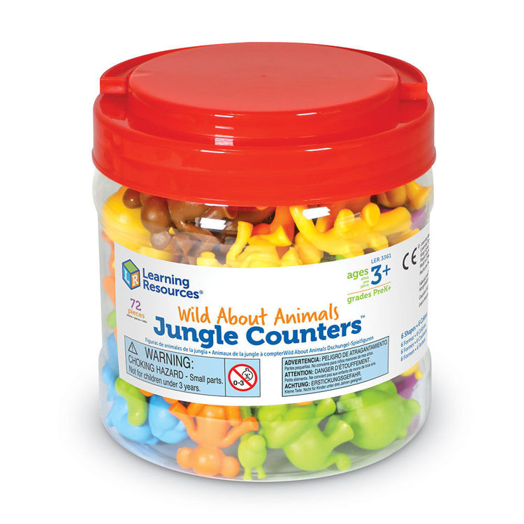 Imagen de Contadores - Animales de la Jungla (Set de 72)