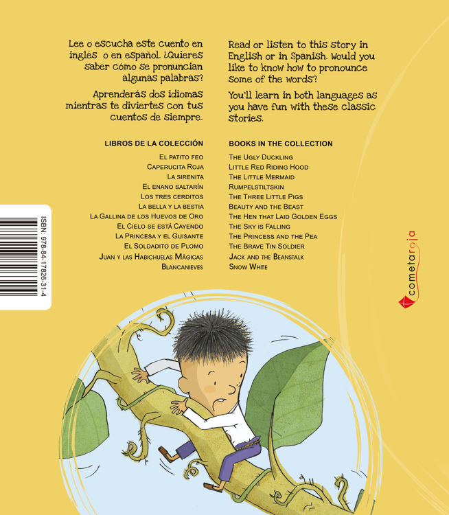 Imagen de Juan y las habichuelas mágicas - Jack and the beanstalk. Audiolibro bilingüe