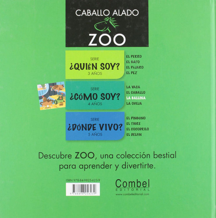 Imagen de La gallina - Caballo Alado Zoo. Serie ¿Cómo soy?
