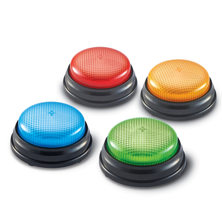Imagen de Buzzers con luces y sonidos. Set de 4