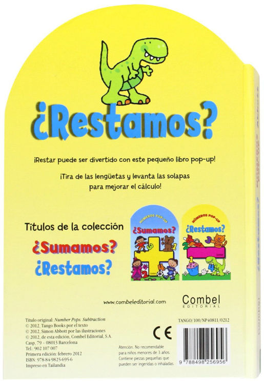 Imagen de Números Pop-up. ¿Restamos?