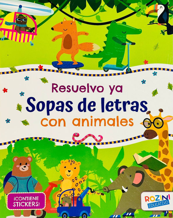 Imagen de Resuelvo ya sopa de letras con animales ¡Contiene stickers!