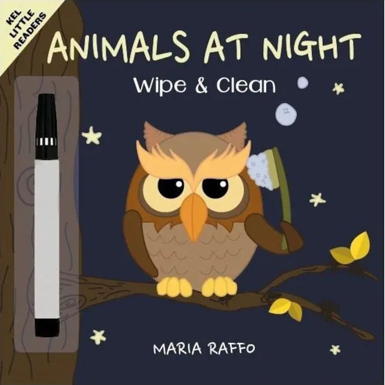 Imagen de Animals at night. Wipe & Clean
