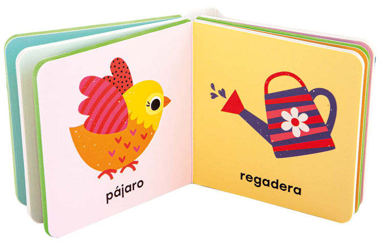 Imagen de Mi librería. 6 libros de cartón con páginas texturadas