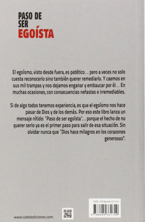 Imagen de Paso de ser egoísta